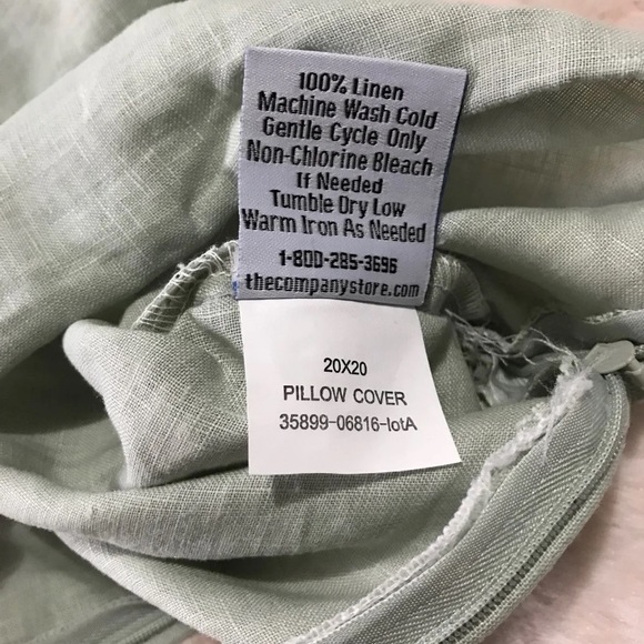 The Company Store Linen Pillow Cover - Picture 6 of 10